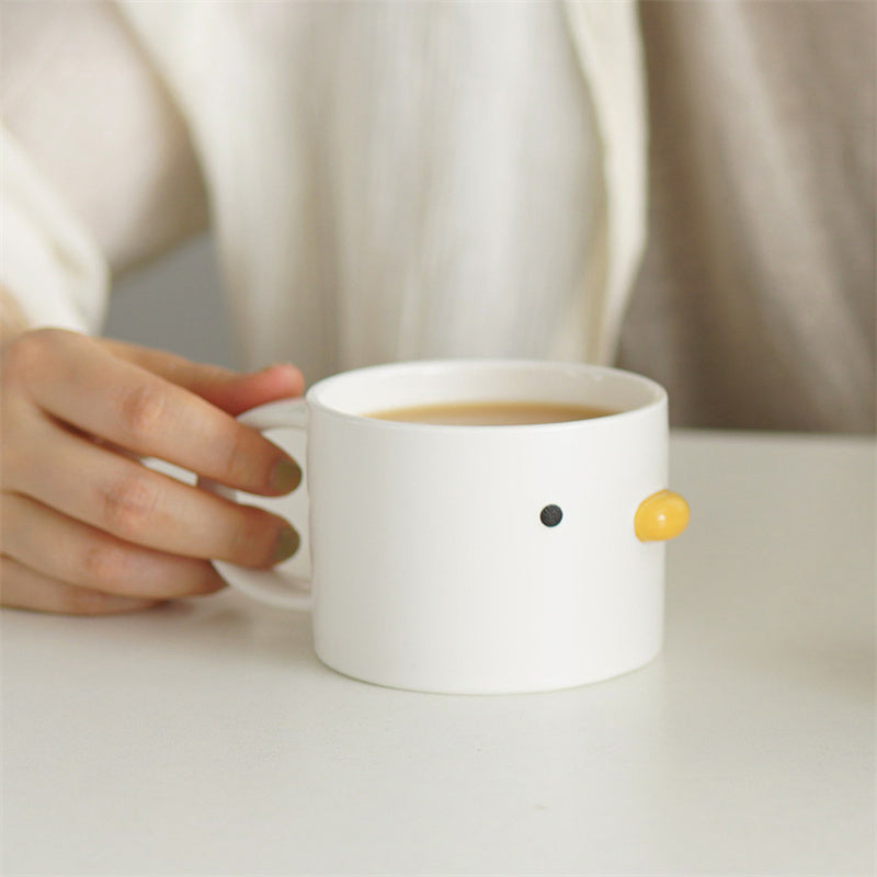 Cute Chicken Ceramic Mug – Adorable Chick Cup & Funny Gift