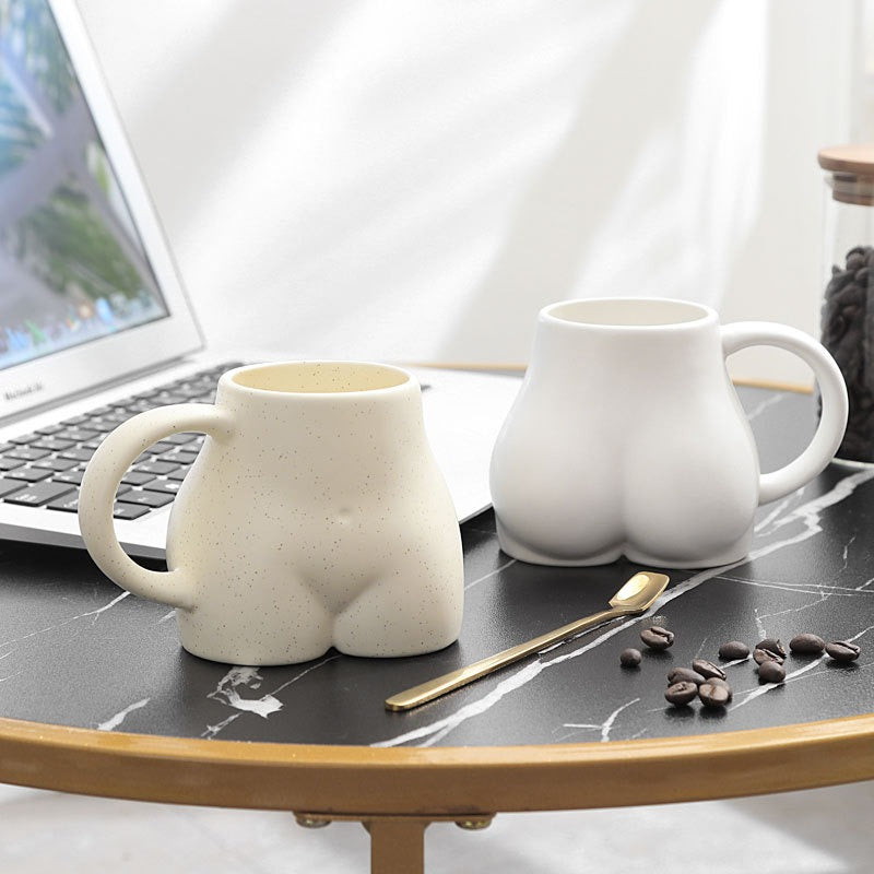 Cheeky Booty Mug – Funny 3D Butt-Shaped Ceramic Novelty Gift