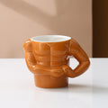Muscle Hunk Mug – Funny 3D Six-Pack Abs Ceramic Cup & Gag Gift