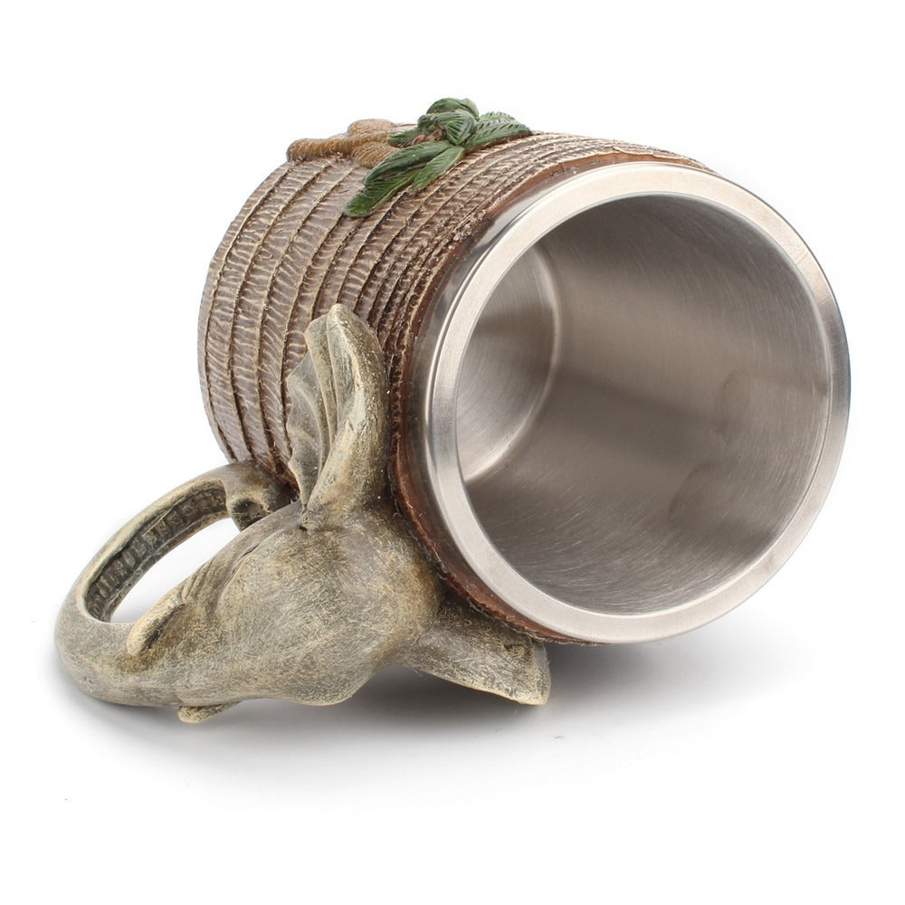 3D Elephant Mug – Tropical Rainforest Tankard & Unique Elephant Gift