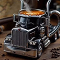 Semi-Truck Coffee Mug – 11 oz Novelty Gift for Truck Drivers