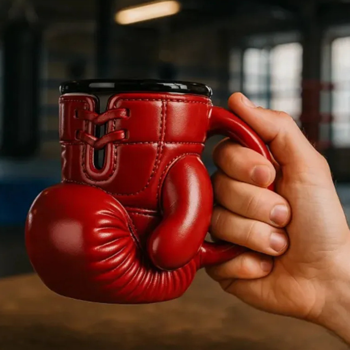 Knockout Boxing Glove Mug – Funny Boxer Gift & Sports Decor