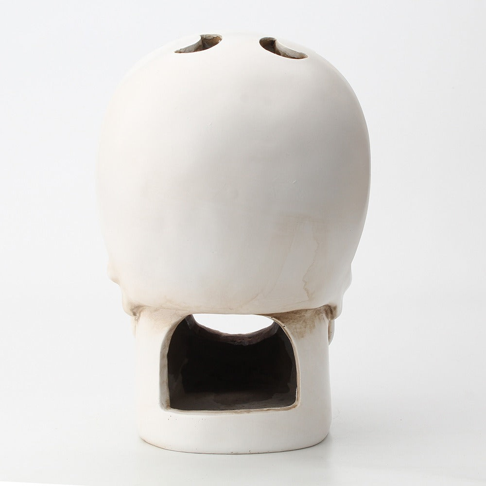 Screaming Skull Horror Candle Holder – Gothic Halloween Décor