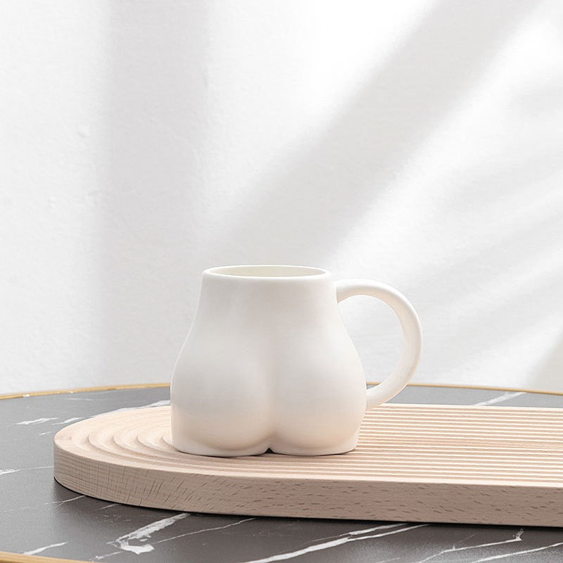 Cheeky Booty Mug – Funny 3D Butt-Shaped Ceramic Novelty Gift