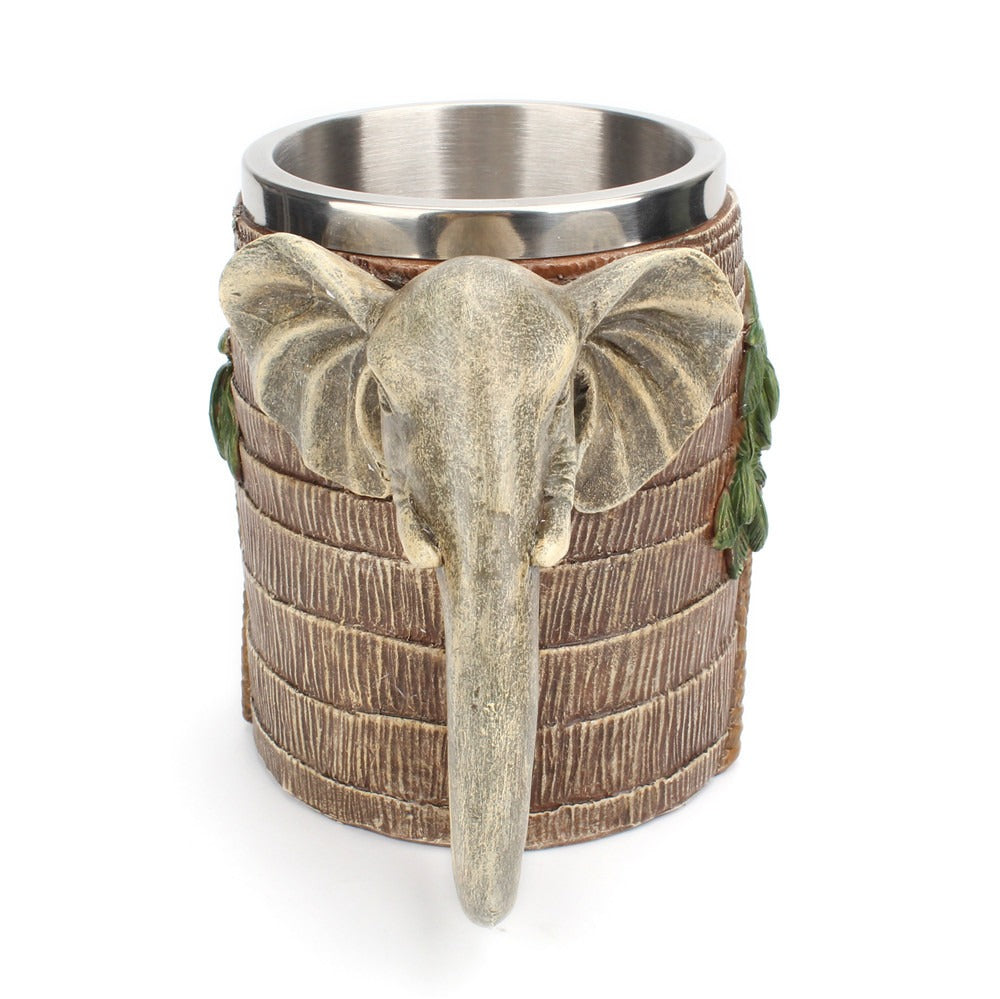 3D Elephant Mug – Tropical Rainforest Tankard & Unique Elephant Gift