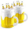 Giant Inflatable Beer Mug Ice Bucket – Funny Party Drink Cooler