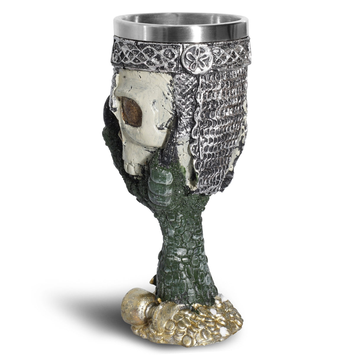 Gothic Eagle Claw Skull Goblet – Spooky Skeleton Chalice