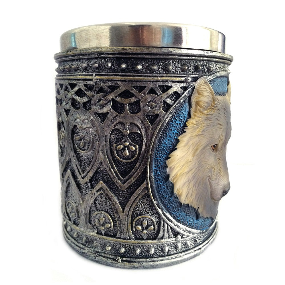 3D Wolf Head Mug – Gothic Wolf Collector Gift & Novelty Cup