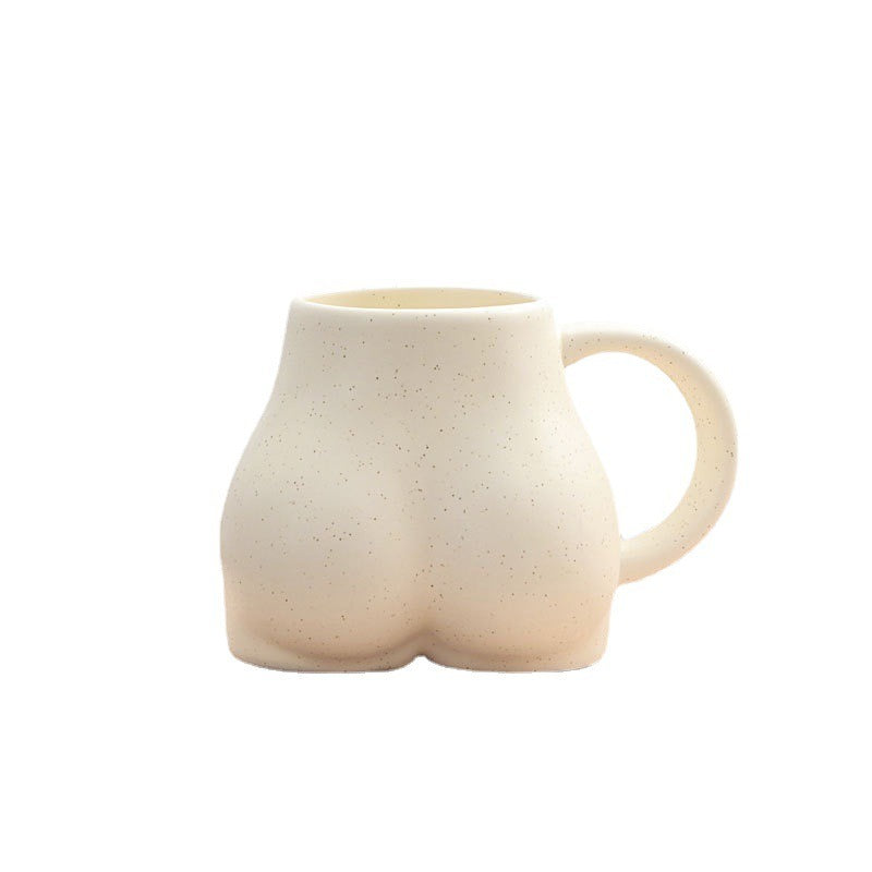Cheeky Booty Mug – Funny 3D Butt-Shaped Ceramic Novelty Gift