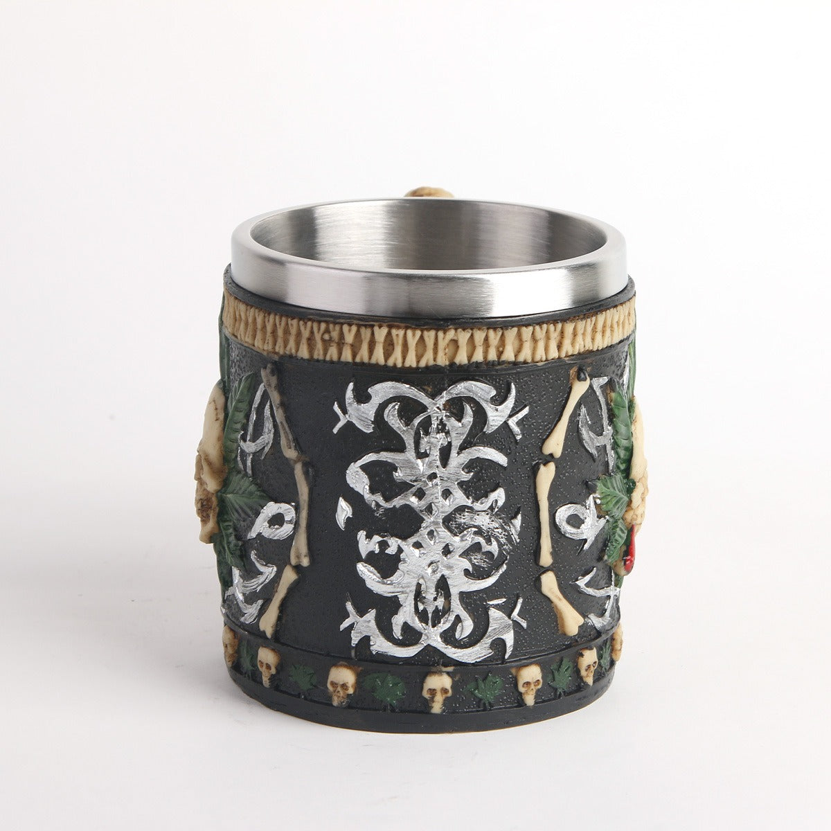 Gothic Skull & Serpent Mug – Dark Fantasy Decorative Cup